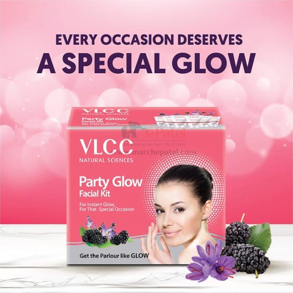 Vlcc - Party Glow Facial Kit  - 75gm - Image 2