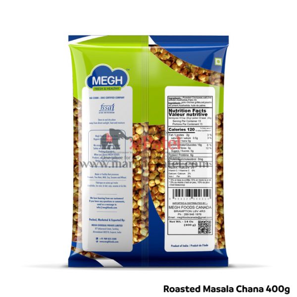 Megh Roasted Masala Chana Back