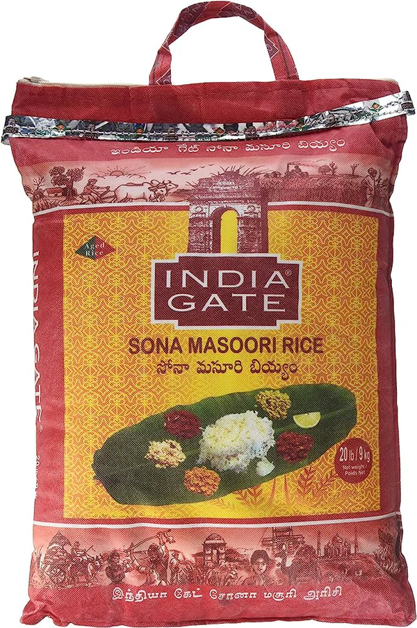 India Gate Parboiled Sona Masoori Rice