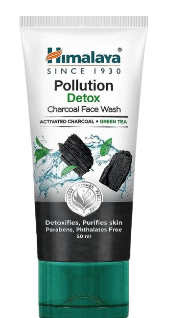 Himalaya facewash pollution detox charcoal