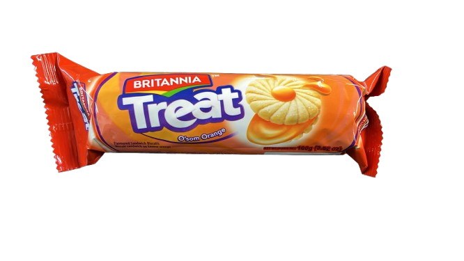 Britannia Orange Cream Treat Biscuit