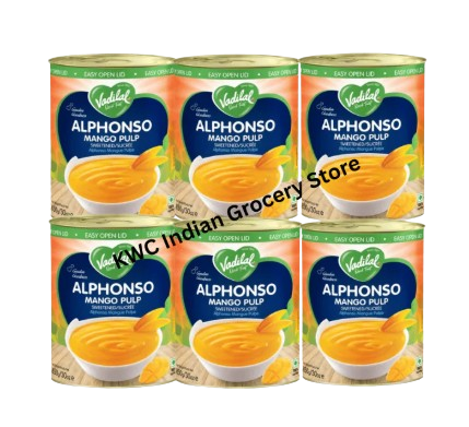 Vadilal Alphonso Mango Pulp Pack of 6