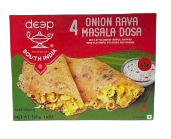 Deep Onion Rava Masala Dosa